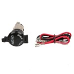 Car lighter / cigarette socket, for 12V, cylindrical overload safety included